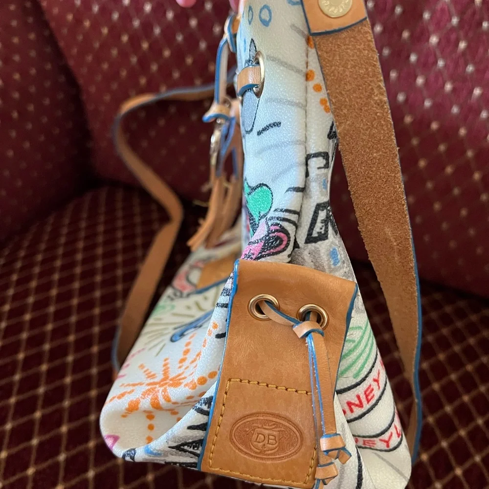 Dooney & Bourke Disney Satchel - Multicolor and Tan - Picture 5 of 7